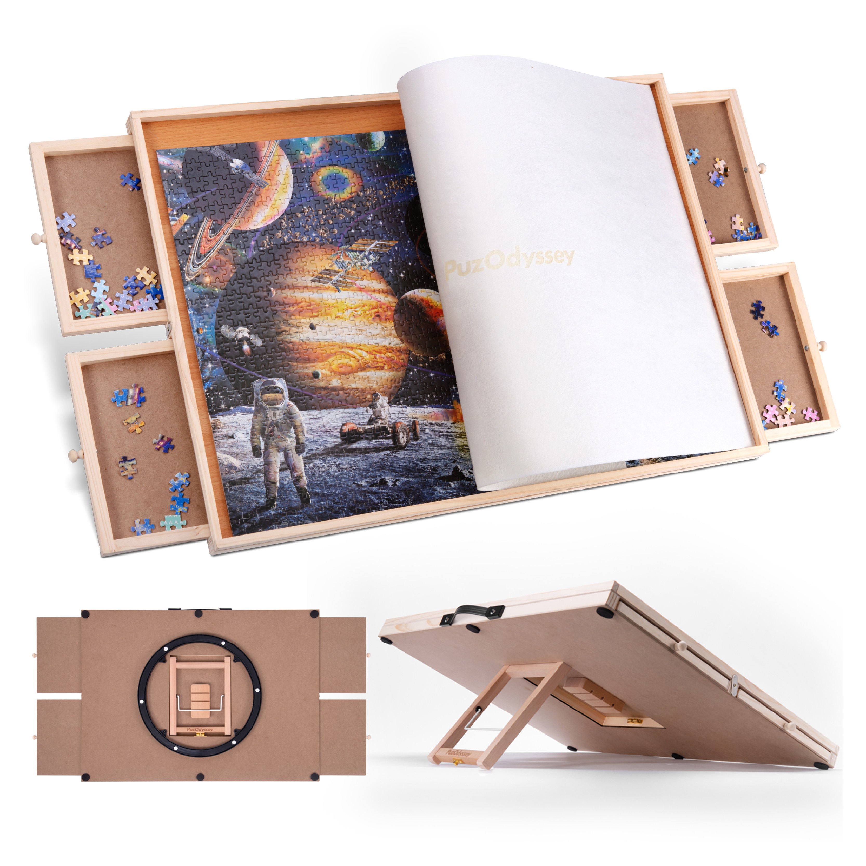 PuzOdyssey 2000 Pieces Rotatin - Puzzle Blank White บทวิจารณ์และราคา