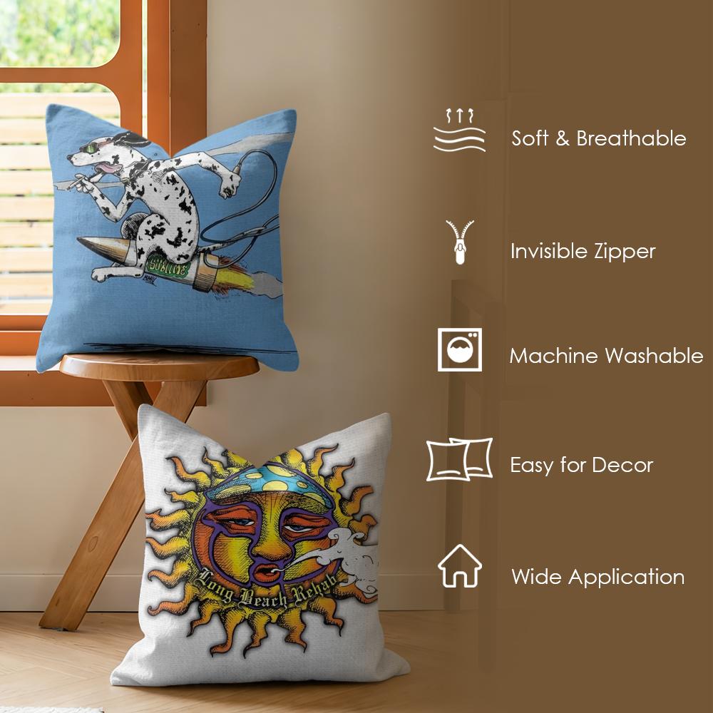 S-Sublime Band Reggae Cushion  - Pillow Cover Sublimation บทวิจารณ์และราคา