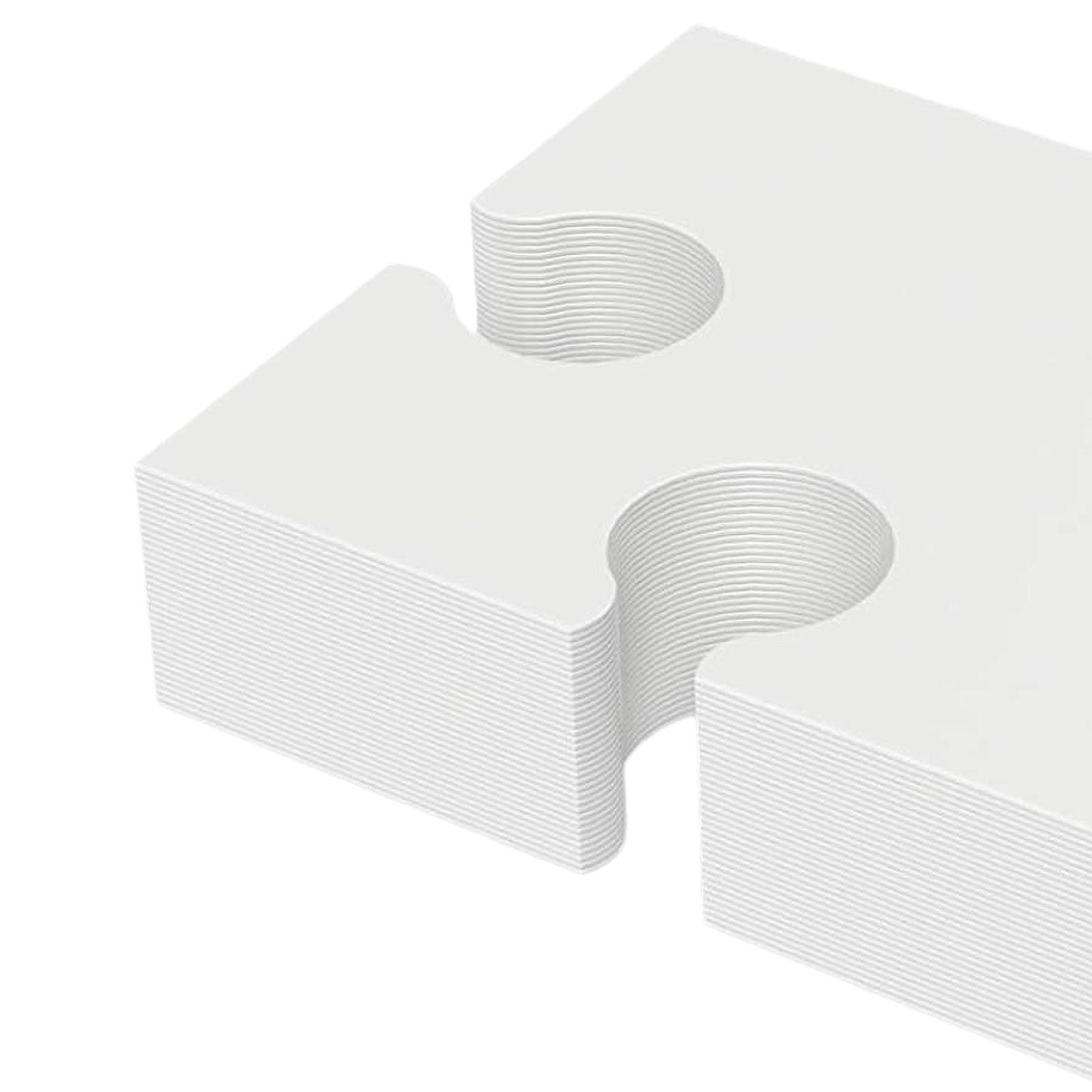 30 Pieces Blank Puzzle Pieces  - Puzzle Blank White บทวิจารณ์และราคา