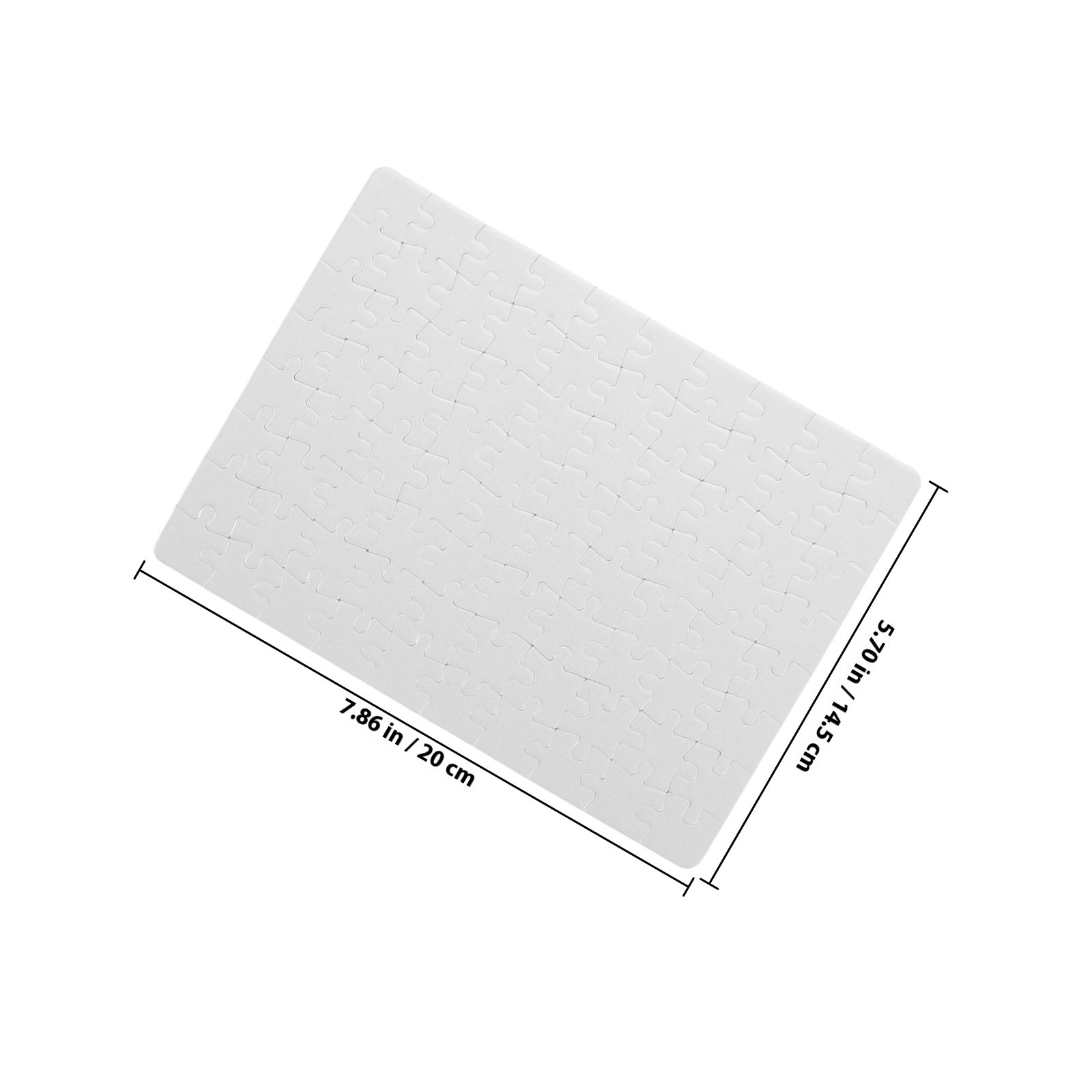 4 Sheets Blank Jigsaw Puzzle B - Puzzle Blank White บทวิจารณ์และราคา