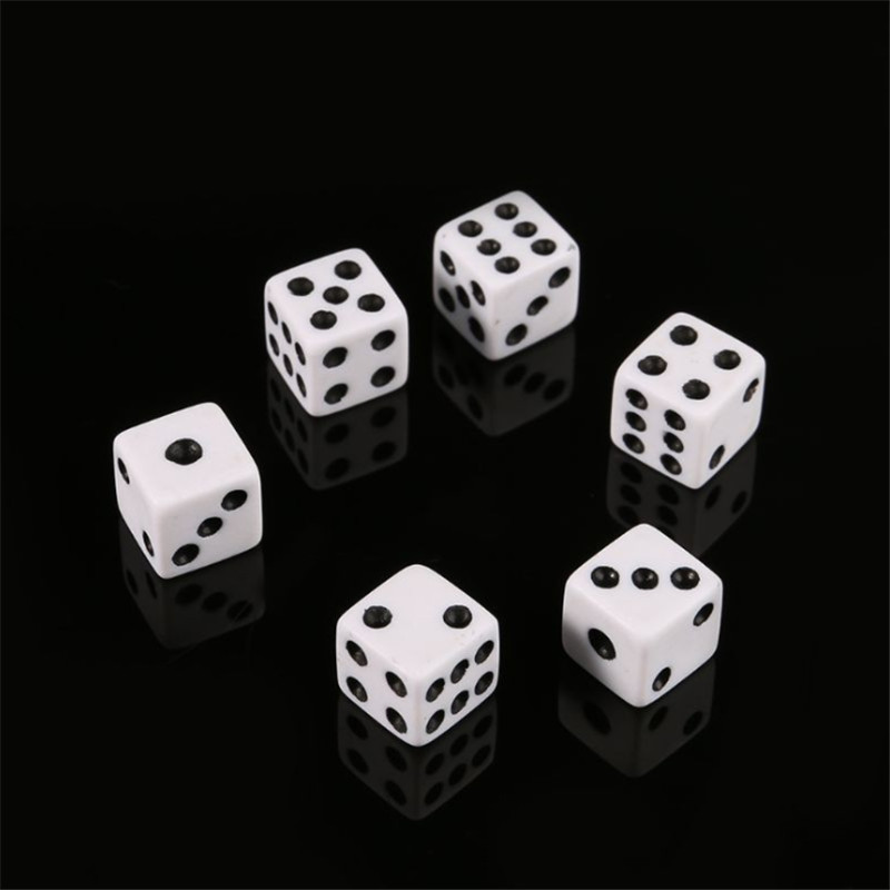 50PCS 8MM 10MM Square Point Di - Puzzle Blank White บทวิจารณ์และราคา