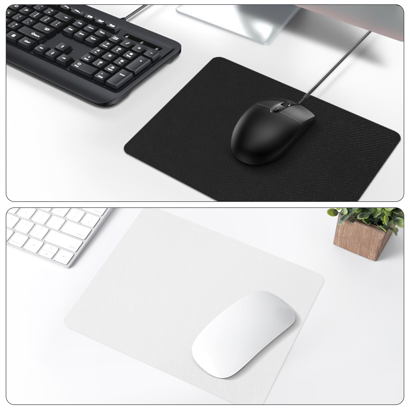 HOT SALE 10Pcs Blank Mouse Pad - Mouse Pad Blank Sublimation บทวิจารณ์และราคา