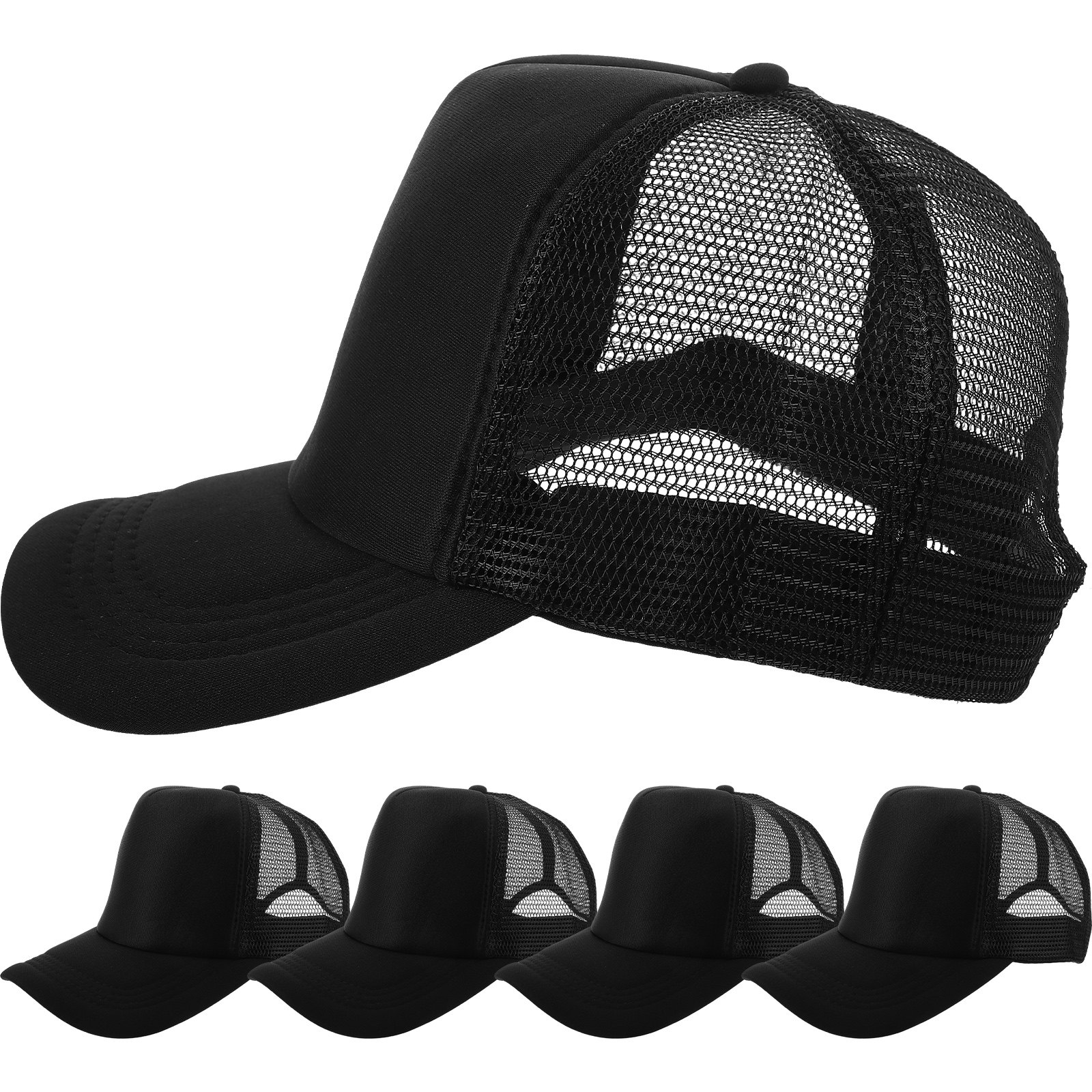 10 Black DIY Blank Mesh Baseba - Hat Sublimation Blank บทวิจารณ์และราคา