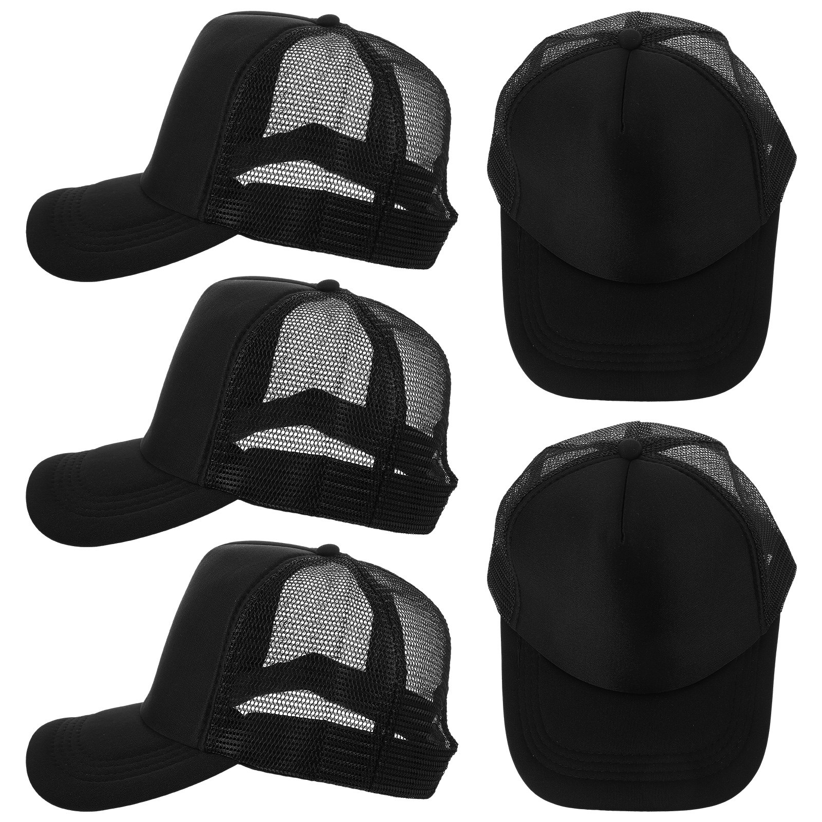 10 Black DIY Blank Mesh Baseba - Hat Sublimation Blank บทวิจารณ์และราคา
