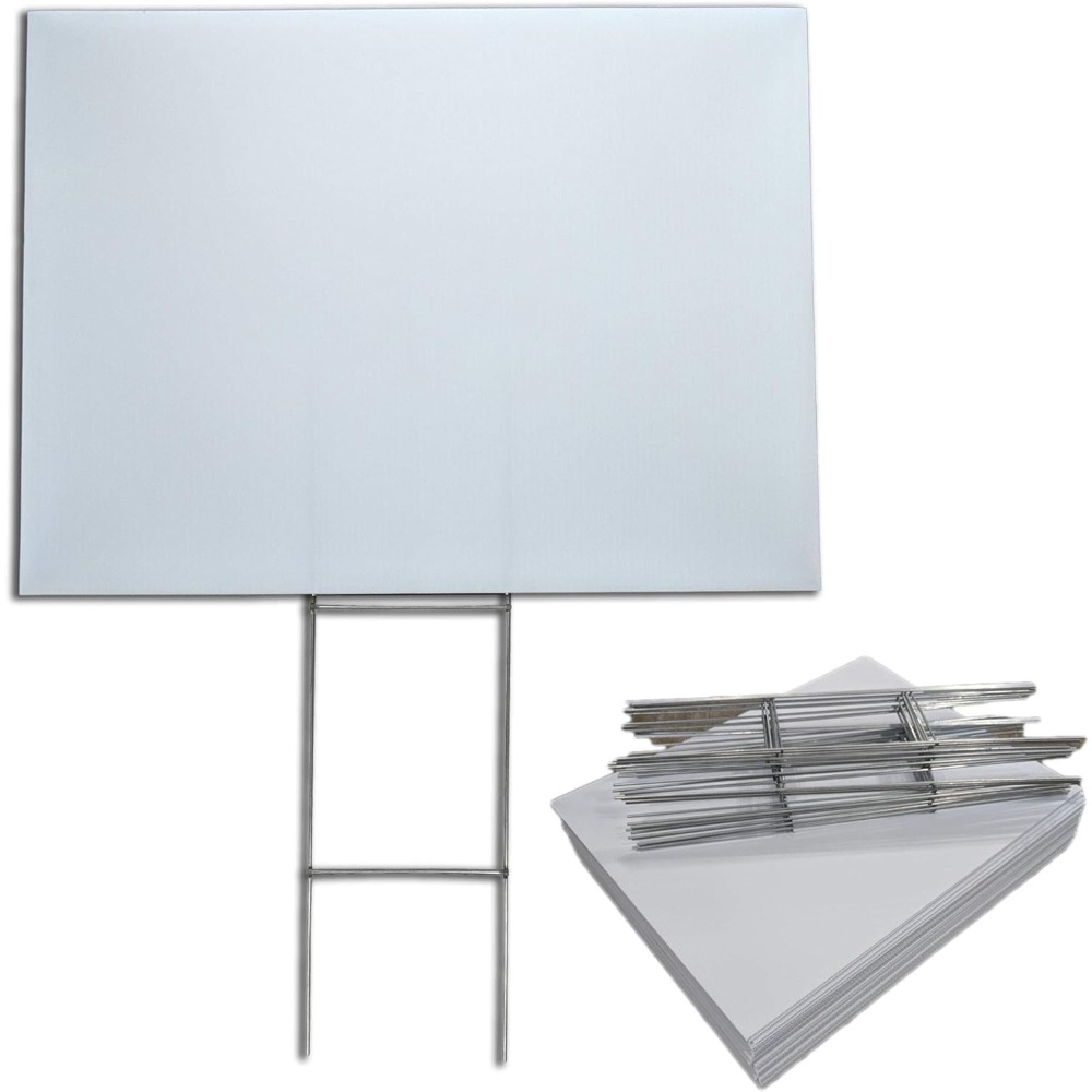 US Shipped  50 Pack 18x24 Blan - Yard Sign Blank บทวิจารณ์และราคา
