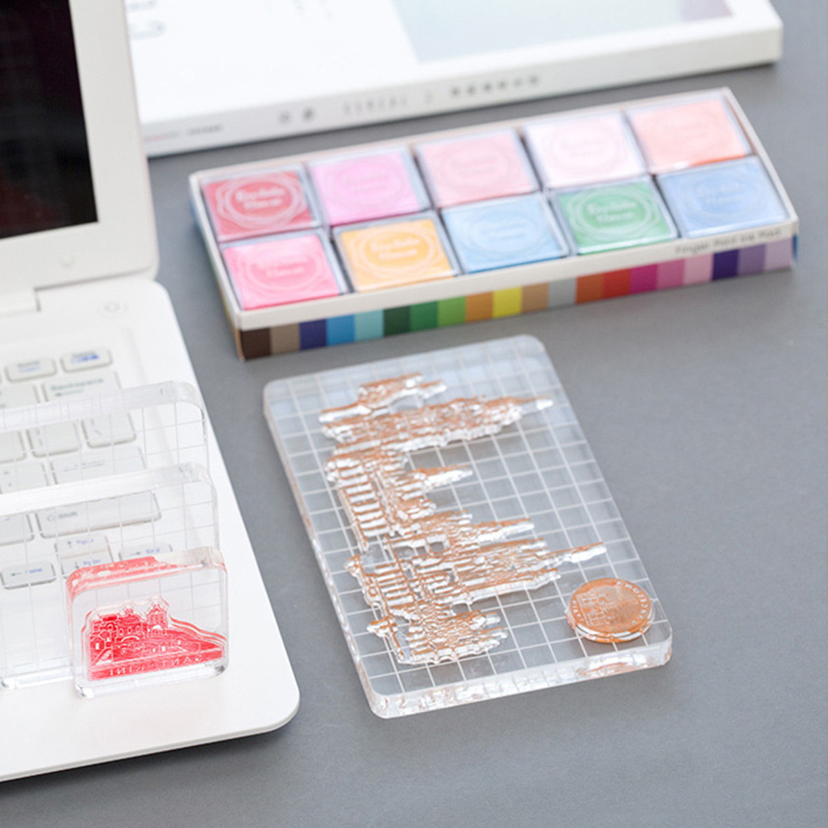 7Pcs Creative Acrylic Seal Blo - Photo Acrylic Block บทวิจารณ์และราคา