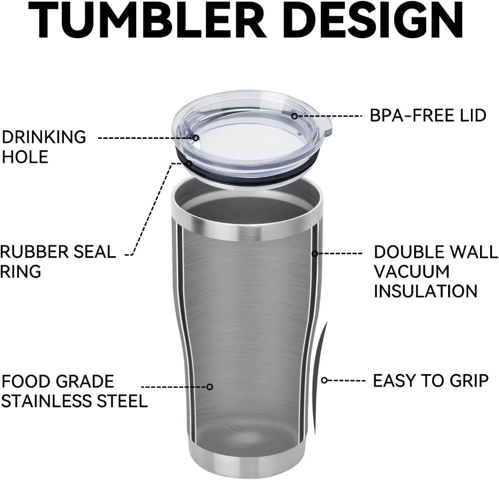 20oz Stainless Steel Tumbler w - Tumbler 20Oz White บทวิจารณ์และราคา
