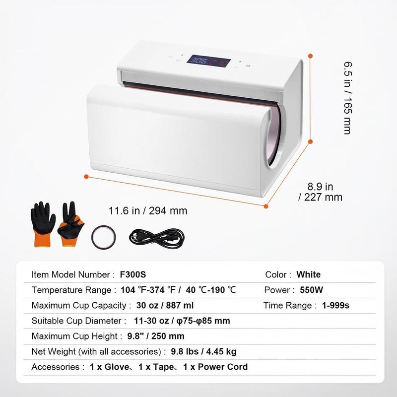 Auto Tumbler Heat Press Machin - Sublimation Mug White บทวิจารณ์และราคา