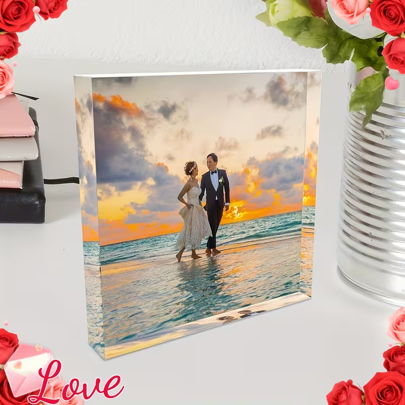 A custom acrylic desktop decor - Photo Acrylic Block บทวิจารณ์และราคา
