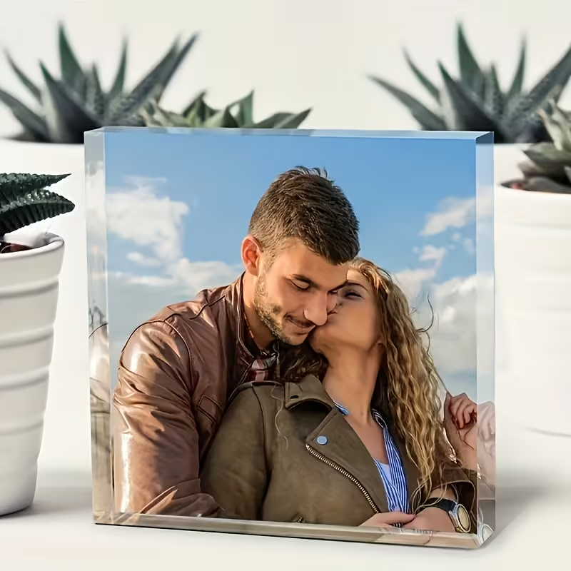 A custom acrylic desktop decor - Photo Acrylic Block บทวิจารณ์และราคา
