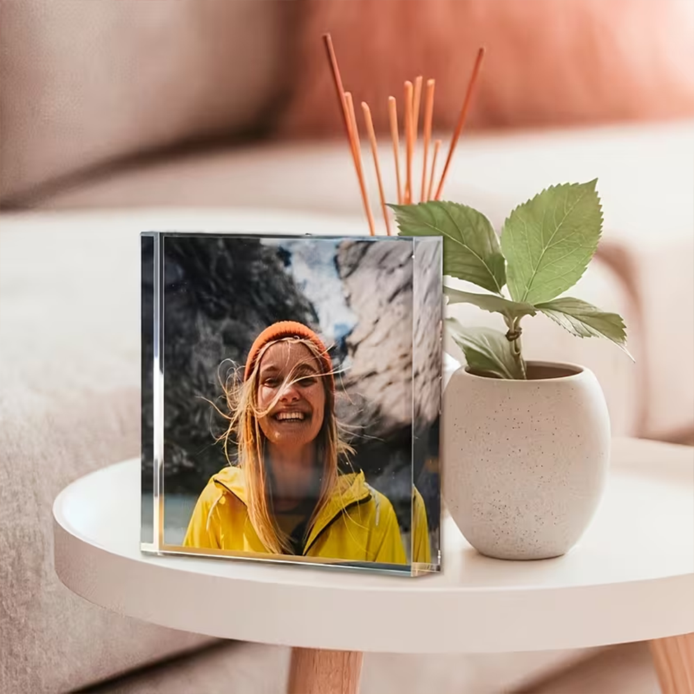 A custom acrylic desktop decor - Photo Acrylic Block บทวิจารณ์และราคา