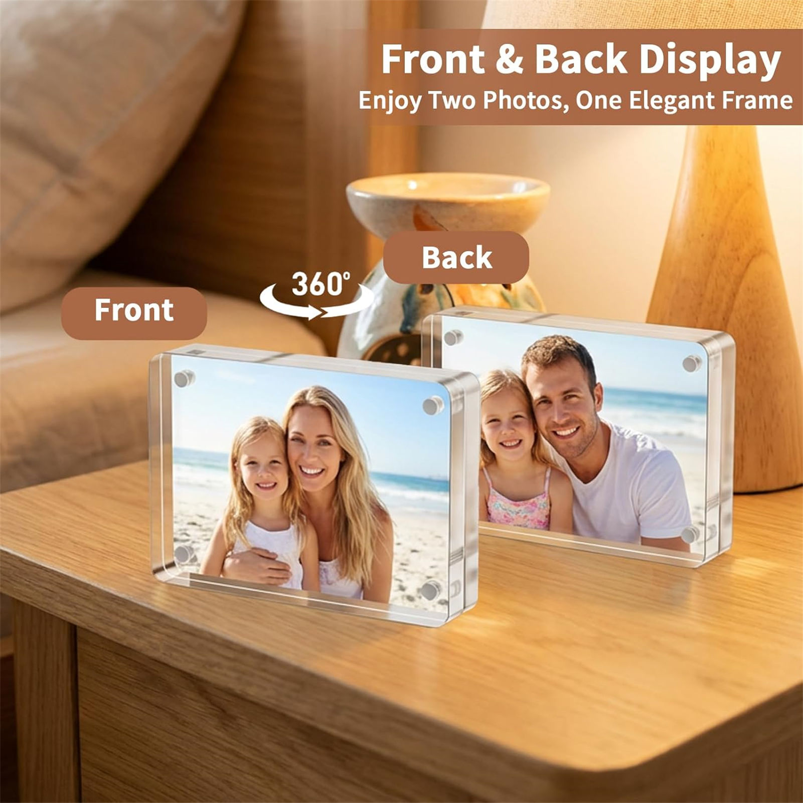 Acrylic Magnetic Photo Frame 2 - Photo Acrylic Block บทวิจารณ์และราคา