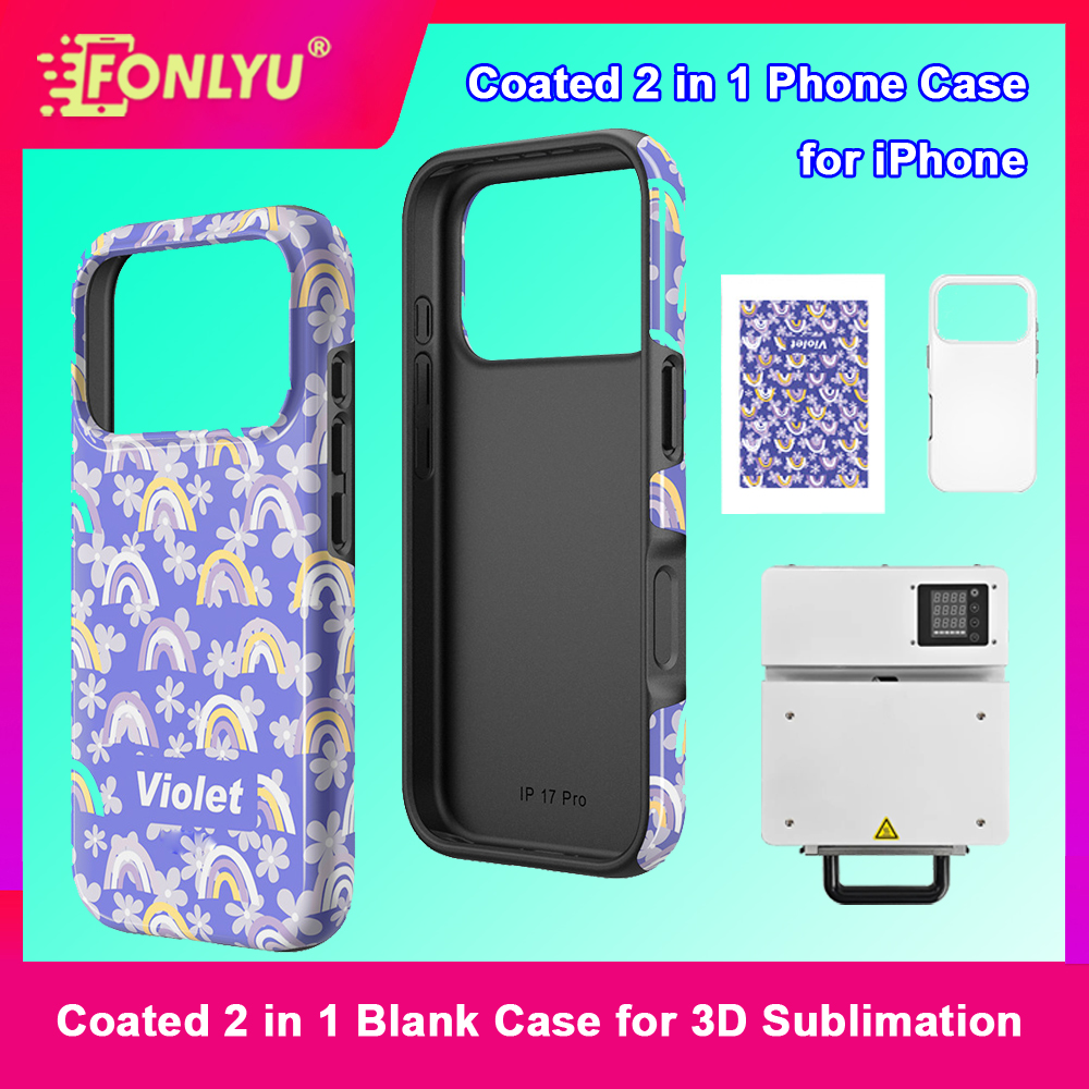 FONLYU Coated 2in1 Blank Phone - Phone Case Blank Print บทวิจารณ์และราคา